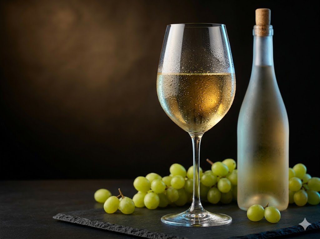 White — Glass at AXUM Restaurant Leeds